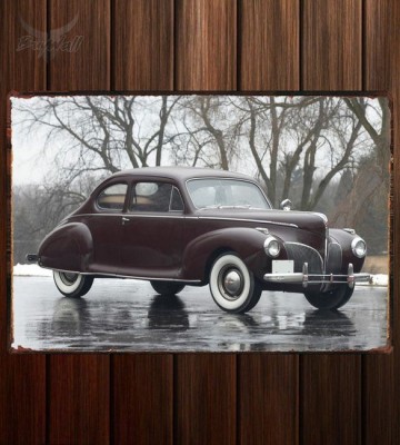 Металлическая табличка Lincoln Zephyr Club Coupe